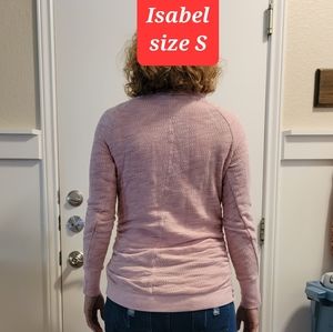 Maternity long sleeve sweater with high collar size S